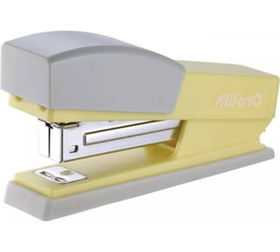 Степлер KW-TRIO Swing Standing 055x6-YEL 20 листов желтый 100 скоб пластик коробка 1144509