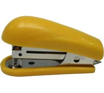 Степлер KW-TRIO Mini 5512YELL 15 листов встроенный антистеплер желтый 50 скоб блистер 812321