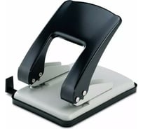 Дырокол KW-TRIO Stylish Heavy Duty 976GR/BLCK 40 листов металл черный 2 отверстия с линейкой 811688
