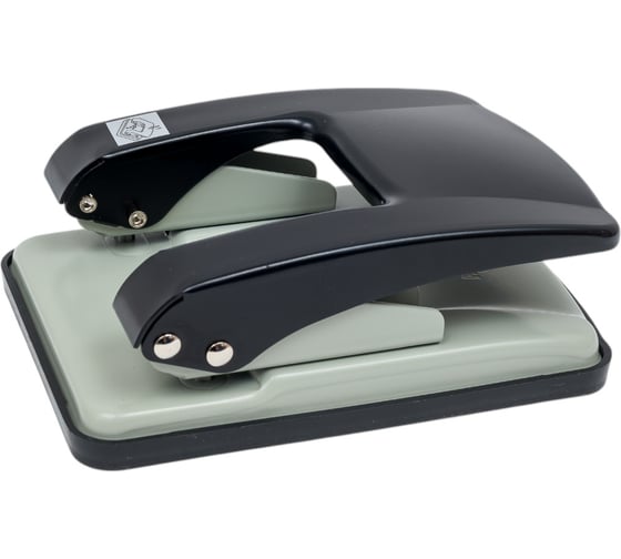 Дырокол KW-TRIO Stylish Heavy Duty 976 40 листов металл ассорти 2 отверстия с линейкой 811687