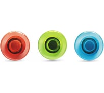 Магнит для досок KW-TRIO 8304M пластик ассорти диаметр 40 мм круглый 3 шт в упаковке 1175059