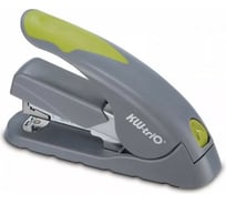 Настольный степлер KW-TRIO Soft-Touch 5618GR/GREEN 40 листов снижение усилия серый/зеленый 100 скоб 812345