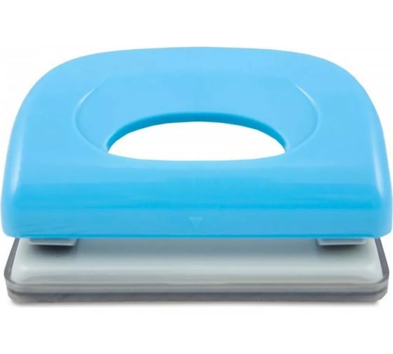 Дырокол KW-TRIO Dolphin 091x9 10 листов пластик ассорти 2 отверстия с линейкой 811579