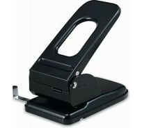 Дырокол KW-TRIO Heavy Duty 967 70 листов металл черный 2 отверстия с линейкой 811676