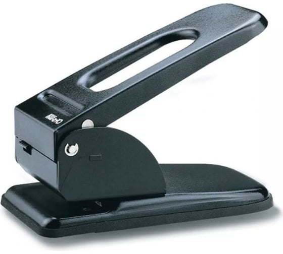 Дырокол KW-TRIO Heavy Duty 967 70 листов металл черный 2 отверстия с линейкой 811676