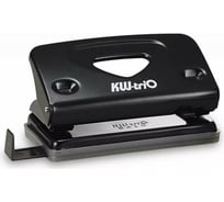 Дырокол KW-TRIO Classic Mini 941BLCK 10 листов металл черный 2 отверстия с линейкой 811655