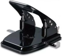 Дырокол KW-TRIO Typical Heavy Duty 978BLCK 30 листов металл черный 2 отверстия с линейкой 811693
