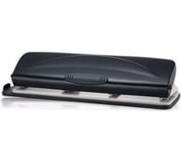 Дырокол KW-TRIO 9680 16 листов металл/пластик черный 4 отверстия с линейкой 811677