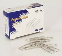 Оцинкованные скрепки KW-TRIO HZ-33A 33 мм 100 шт в упаковке картонная коробка 812146