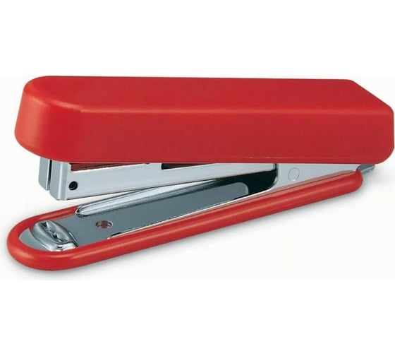 Степлер KW-TRIO 5101RED N10 10 листов встроенный антистеплер красный 50 скоб металл/пластик закрытый 812268