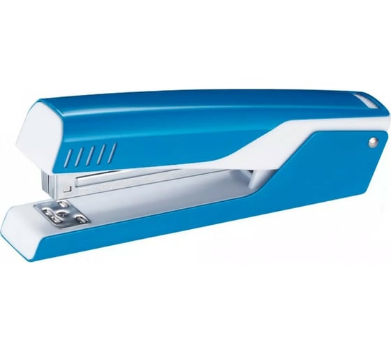 Степлер KW-TRIO 057x4-BLU Full strip Bravo 20 листов синий 210 скоб пластик закрытый/открытый 1175633 1