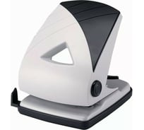 Дырокол KW-TRIO BIAS 97Q0 40 листов металл/пластик черный/серый 2 отверстия с линейкой 811695