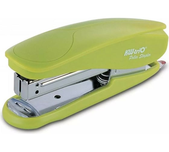 Степлер KW-TRIO Half-strip Pollex 5566 20 листов встроенный антистеплер ассорти 105 скоб 812336