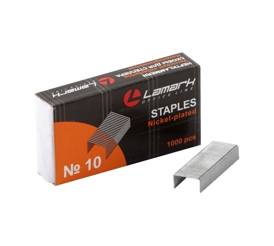 Скобы для степлера Lamark №10, 1000 шт., упаковка 20 шт. SL0184