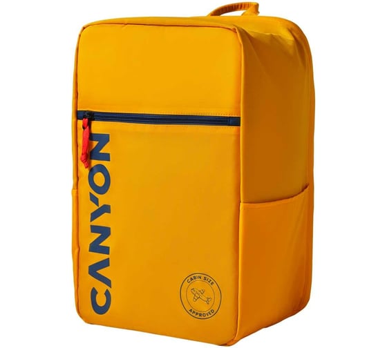 Рюкзак для ручной клади и ноутбука Canyon CSZ-02, желтый CNS-CSZ02YW01