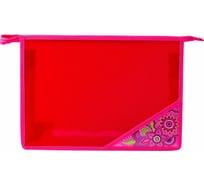 Папка для тетрадей BRAUBERG Мечта А4, молния сверху, цветной уголок 224803