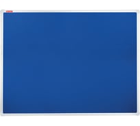 Доска для объявлений BRAUBERG c текстильным покрытием, 60х90 см, синяя 231700