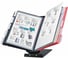 Металлическая настольная/настенная демосистема BRAUBERG SOLID с 10 цветными панелями, А4, черная 236718 1