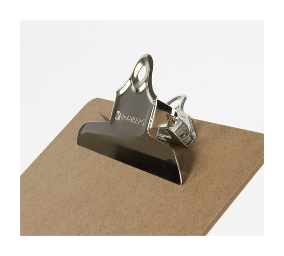 Доска-планшет BRAUBERG Eco с прижимом бабочка, А4, 230х326 мм, МДФ, 3 мм 232228