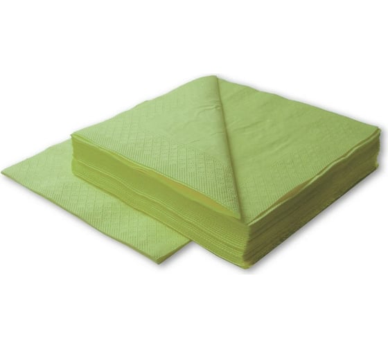 Салфетки Lime двуслойные, 33x33 см, 125 листов, фисташковые 17 г/кв. м К740750 1