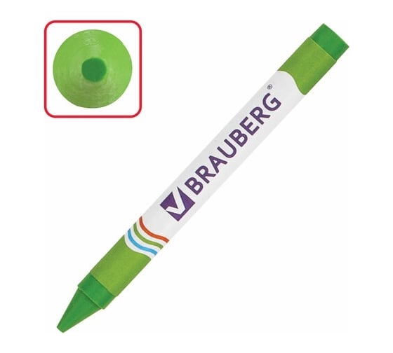 Восковые карандаши BRAUBERG ПИФАГОР 24 цвета 222964