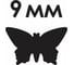 Фигурный дырокол ОСТРОВ СОКРОВИЩ Бабочка диаметр вырезной фигуры 9 мм 227147 7