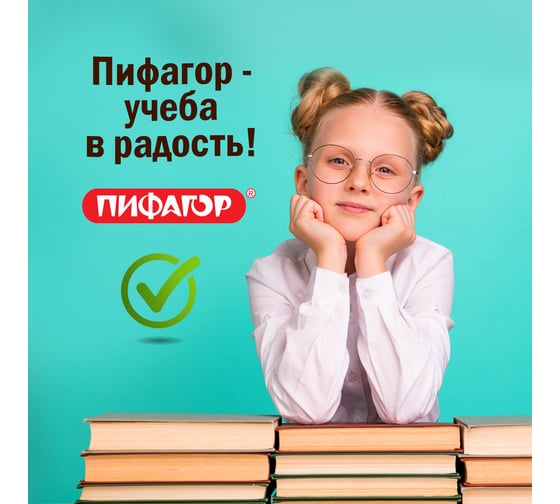Обложки для учебников ПИФАГОР комплект 10 шт, ПВХ, универсальные, 100 мкм, 230x450 мм 229313