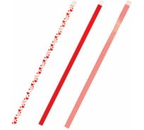 Фактурные закладки-ляссе для книг ПИФАГОР LOVE А5 длина 28 см, клейкий край, 3 ленты 112973