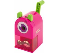 Механическая точилка ПИФАГОР Монстрик, корпус розовый 229716