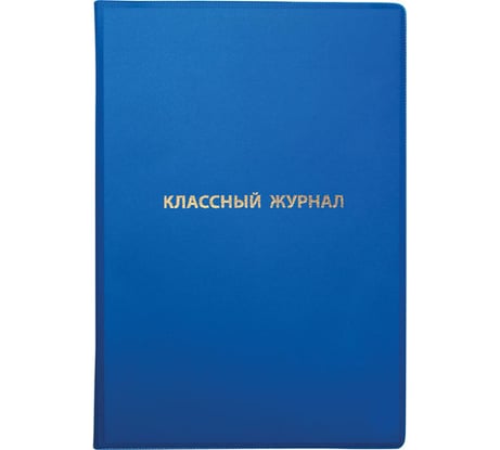 Обложка для классного журнала Пифагор ПВХ непрозрачная, плотная, тиснение золото, 305х475 мм 236907