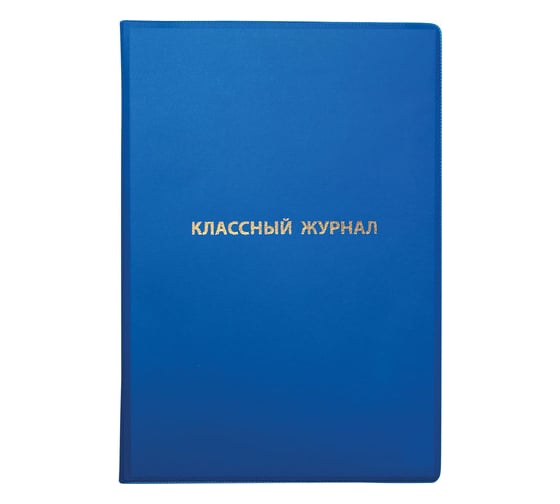 Обложка для классного журнала Пифагор ПВХ непрозрачная, плотная, тиснение золото, 305х475 мм 236907 1