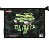 Папка для тетрадей ПИФАГОР Tank А4, 1 отделение, картон/пластик, молния сверху 270101