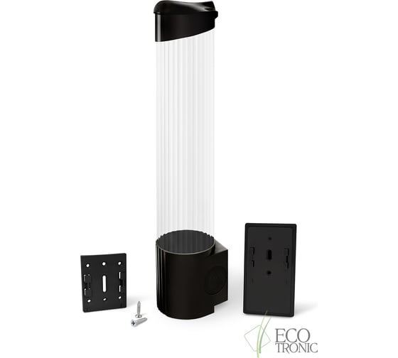Держатель для стаканов ECOTRONIC черный ETK4007/