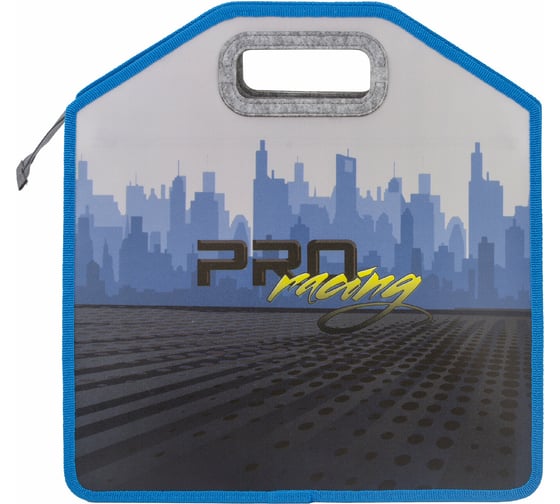 Папка ЮНЛАНДИЯ Proracing с ручками 1 отделение, 35x34x13 см, молния сверху 270352