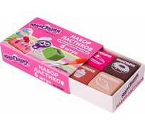 Набор ластиков ЮНЛАНДИЯ СЛАДКИЕ ИСТОРИИ 6 шт, размер 21х21х16 мм, ароматизированные 229584