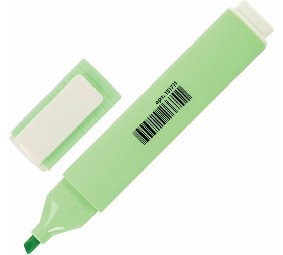 Текстовыделитель ЮНЛАНДИЯ COLORSTAR PASTEL, мята, линия 1-4 мм 151711