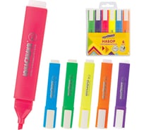 Набор текстовыделителей ЮНЛАНДИЯ COLORSTAR 6 шт, ассорти, линия 1-4 мм 151709