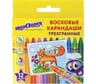 Восковые карандаши ЮНЛАНДИЯ ЮНЛАНДИК И МУДРЫЙ ЛИС трехгранные набор 12 цветов 227289