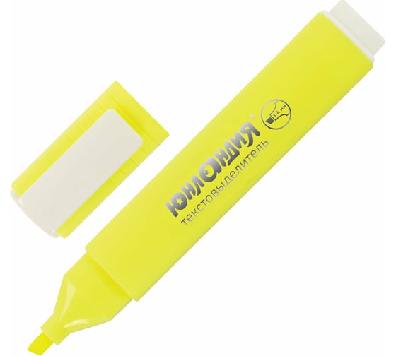 Текстовыделитель ЮНЛАНДИЯ COLORSTAR, желтый, линия 1-4 мм 151700