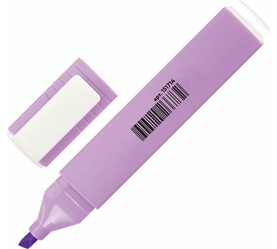 Текстовыделитель ЮНЛАНДИЯ COLORSTAR PASTEL, лавандовый, линия 1-4 мм 151714