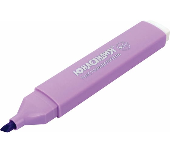 Текстовыделитель ЮНЛАНДИЯ COLORSTAR PASTEL, лавандовый, линия 1-4 мм 151714