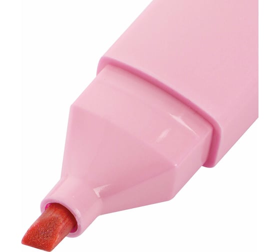 Текстовыделитель ЮНЛАНДИЯ COLORSTAR PASTEL, пастельный розовый, линия 1-4 мм 151712