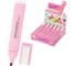 Текстовыделитель ЮНЛАНДИЯ COLORSTAR PASTEL, пастельный розовый, линия 1-4 мм 151712 1