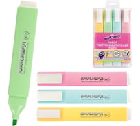 Набор текстовыделителей ЮНЛАНДИЯ COLORSTAR PASTEL 4 шт, ассорти, линия 1-4 мм 151716