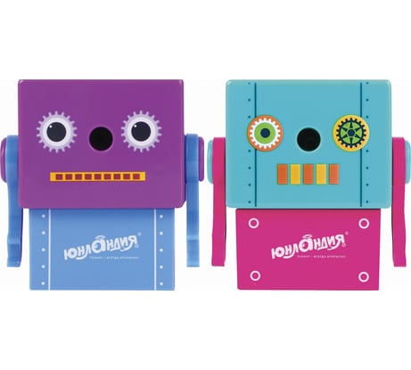 Механическая точилка ЮНЛАНДИЯ I-Robot корпус ассорти 228484