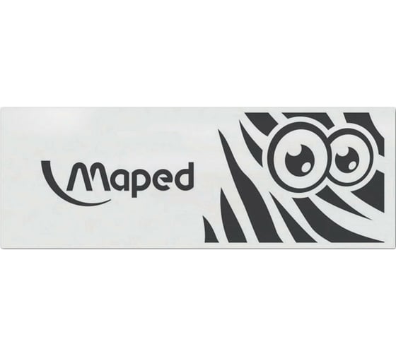 Ластик MAPED большой Pulse Technic, 61х21х12 мм, белый, прямоугольный 228772