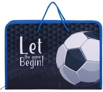 Папка для труда Пифагор Game begin на молнии, с ручками, А4, 1 отделение, пластик, органайзер 270879