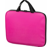 Папка Staff EVERYDAY на молнии с ручками, А4, полиэстер, ярко-розовая 270734