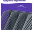 Вертикальный лоток для бумаг BRAUBERG Office-Expert, 255 мм, 3 отделения, сборный, серый 238018 5