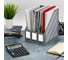 Вертикальный лоток для бумаг BRAUBERG Office-Expert, 255 мм, 3 отделения, сборный, серый 238018 6